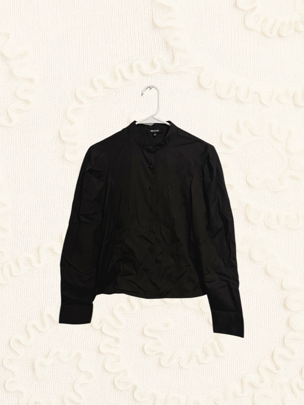 Madewell Button-Up Shirt Brown Blouse